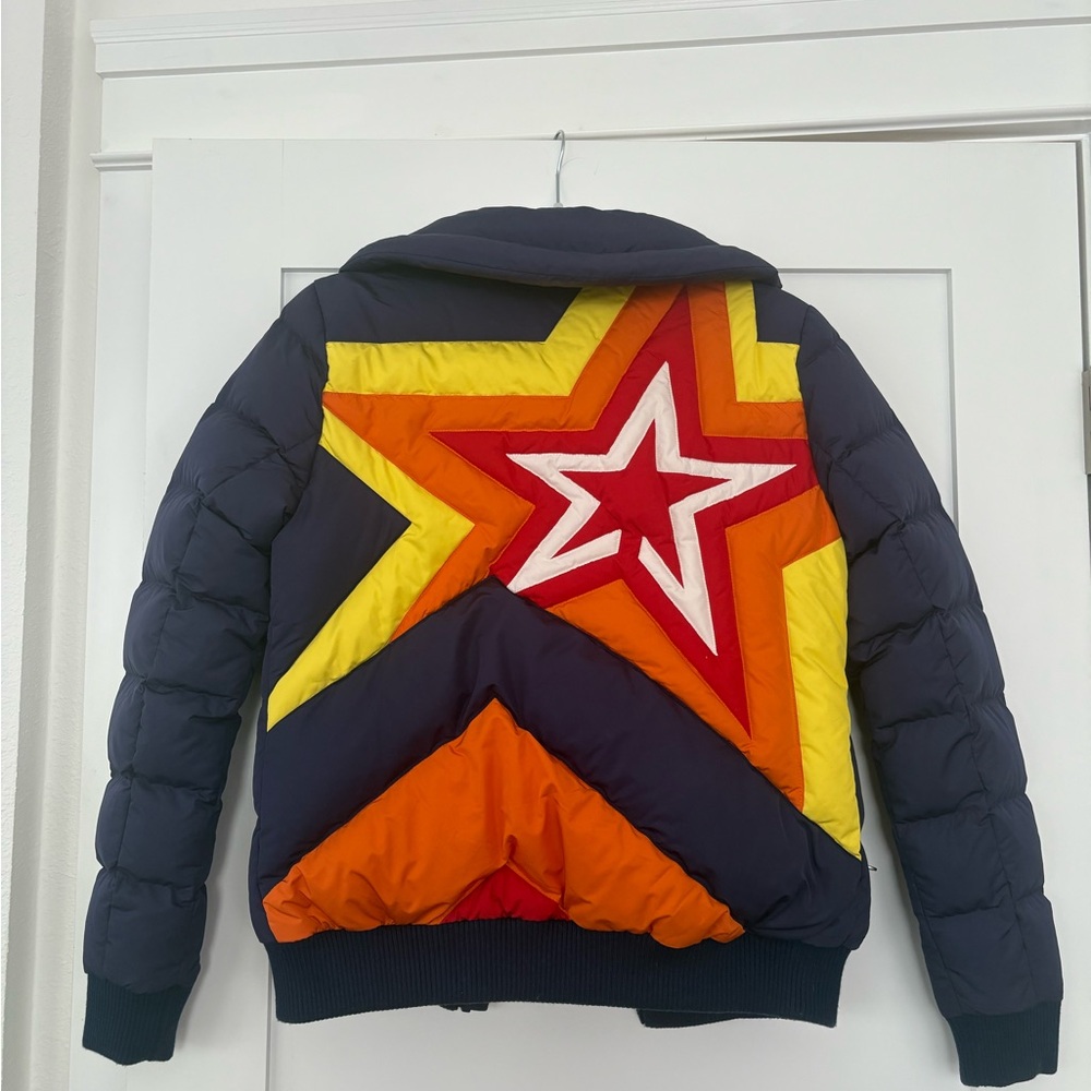 Perfect Moment Midnight Blue Star Ski Coat